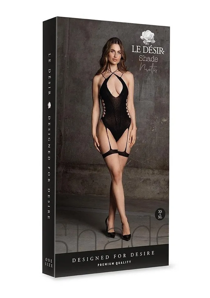Le Desir Le Desir Shade Metis Xvi Body with Garter and Crossed Neckline Male Sex Toys Le Desir Le Desir Shade Metis Xvi Body with Garter and Crossed Neckline Male Sex Toys