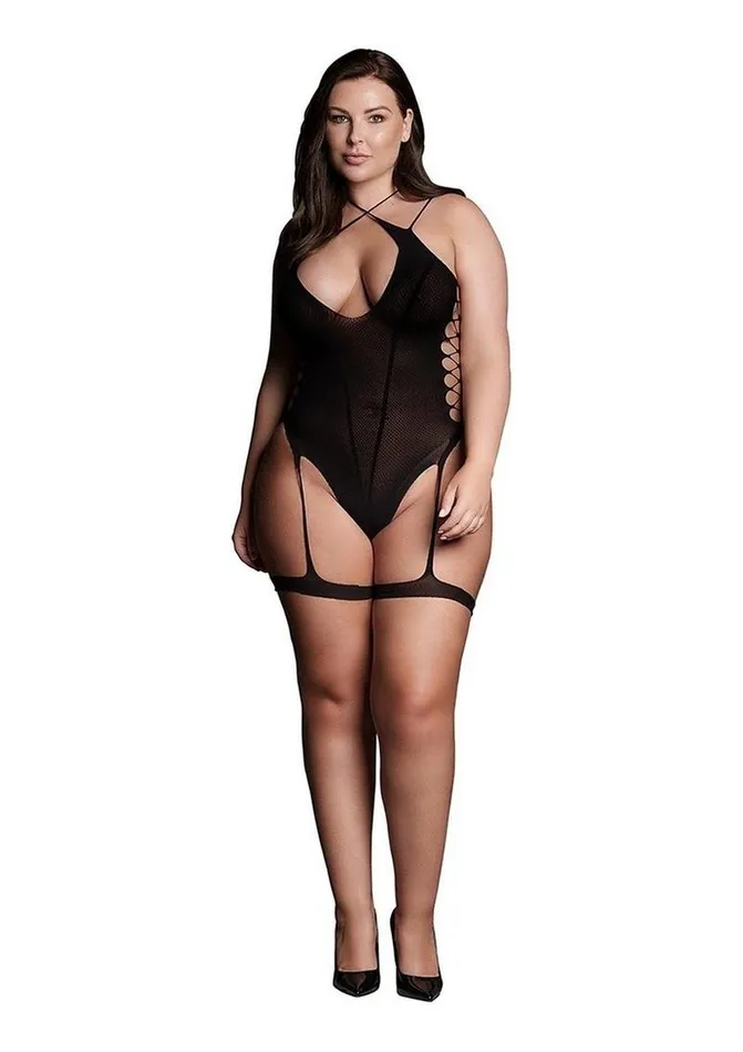 Le Desir Le Desir Shade Metis Xvi Body with Garter and Crossed Neckline Male Sex Toys Le Desir Le Desir Shade Metis Xvi Body with Garter and Crossed Neckline Male Sex Toys