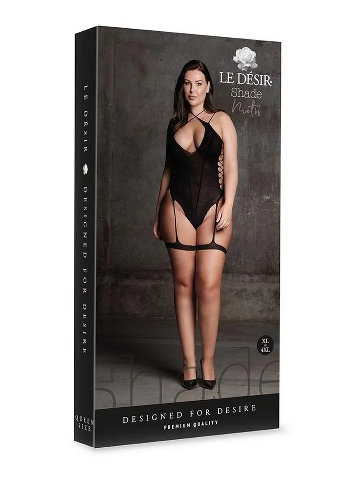 Le Desir Le Desir Shade Metis Xvi Body with Garter and Crossed Neckline Male Sex Toys Le Desir Le Desir Shade Metis Xvi Body with Garter and Crossed Neckline Male Sex Toys