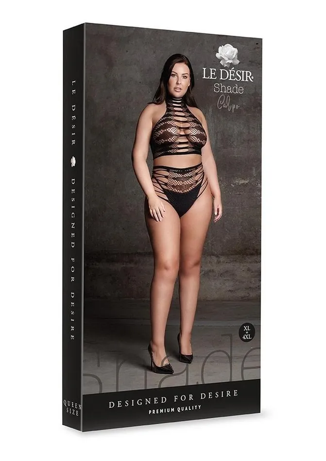 Le Desir Male Sex Toys Le Desir Shade Carpo Xlvi Two Piece with Turtleneck Crop Top and Pantie