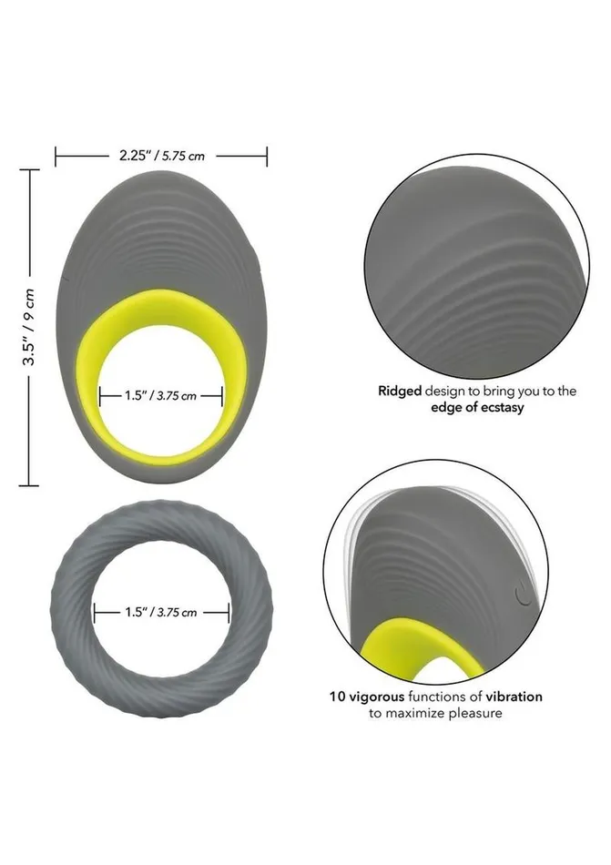 Link Up Edge Silicone Vibrating Cock Ring Link Up Couples