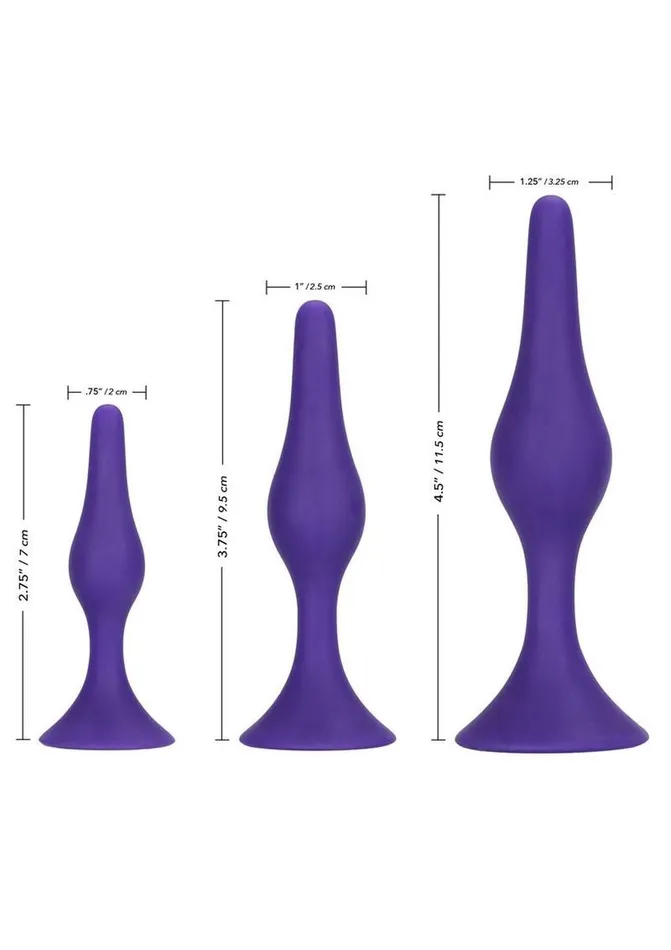 Male Sex Toys Booty Call Booty Call Booty Trainer Starter Kit Silicone Anal Plugs 3 Assorted Sizes Male Sex Toys Booty Call Booty Call Booty Trainer Starter Kit Silicone Anal Plugs 3 Assorted Sizes