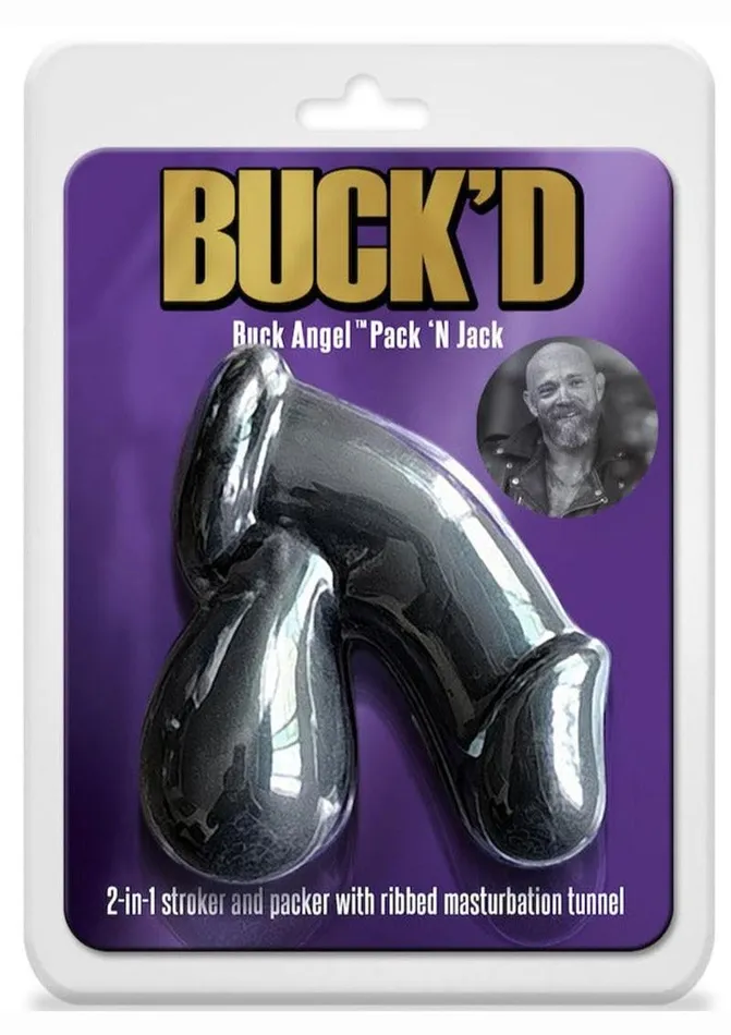 Male Sex Toys Buck Angel Buckd Pack N Jack 2In1 PackerStroker