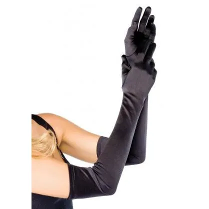 Male Sex Toys Leg Avenue Extra Long Elbow Length Satin Gloves Many colors