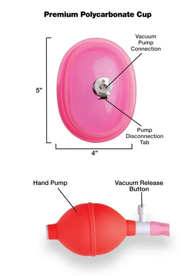 Male Sex Toys Size Matters Size Matters Vaginal Pump with 5in Large Cup