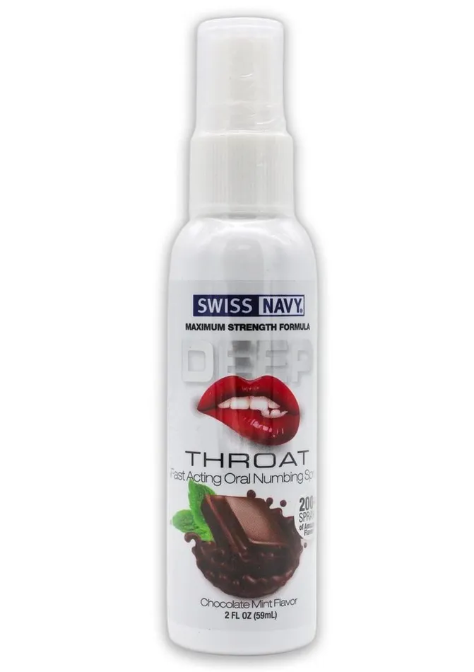 Male Sex Toys Swiss Navy Swiss Navy Deep Throat Spray Chocolate Mint