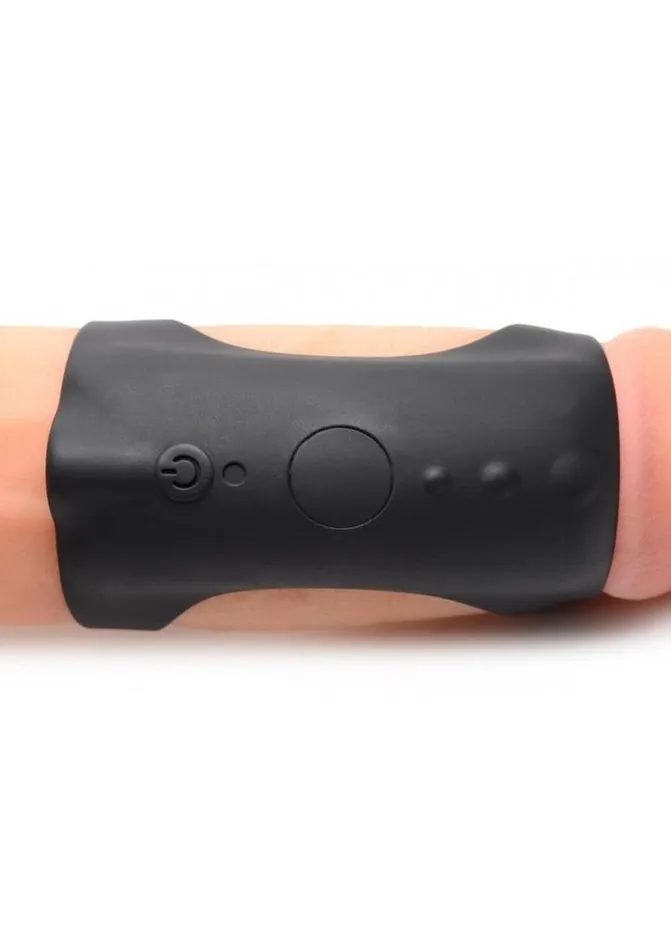 Male Sex Toys Trinity Men Trinity Men 7x GShaft Silicone Rechargeable Cock Ring with Remote Control