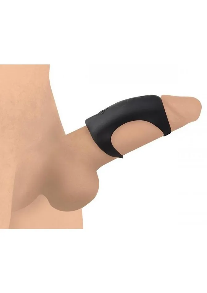 Male Sex Toys Trinity Men Trinity Men 7x GShaft Silicone Rechargeable Cock Ring with Remote Control