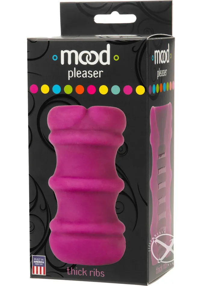 Mood Male Sex Toys Mood Pleaser Thick Ribbed Ultraskyn Masturbator