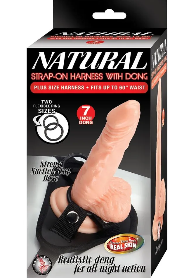 Natural Natural StrapOn Harness with Dong Female Sex Toys