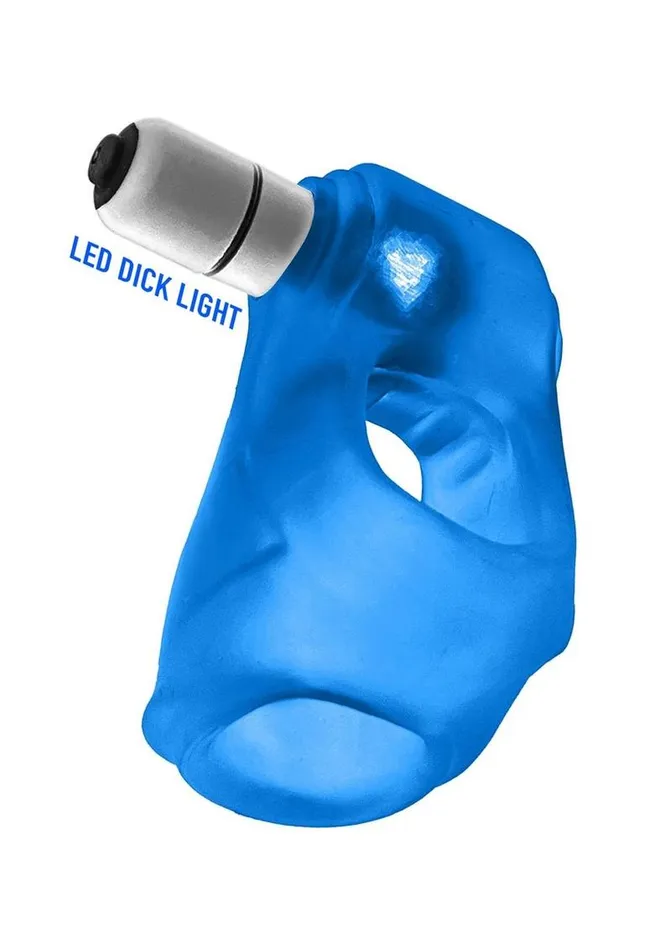 Oxballs Glowsling Cocksling Led Blue Ice Vibrators