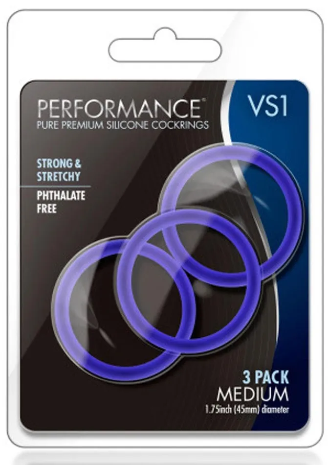 Performance Vs1 Pure Premium Silicone Cock Rings Performance Male Sex Toys