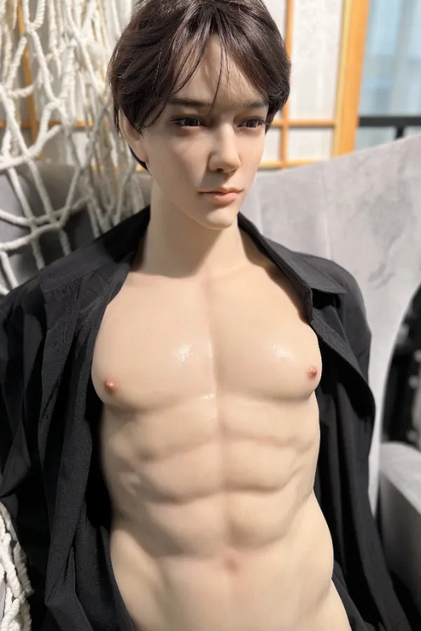 Realing Doll Male Sex Toys Muscular Silicone Head Male Sex Doll Torso Kirin