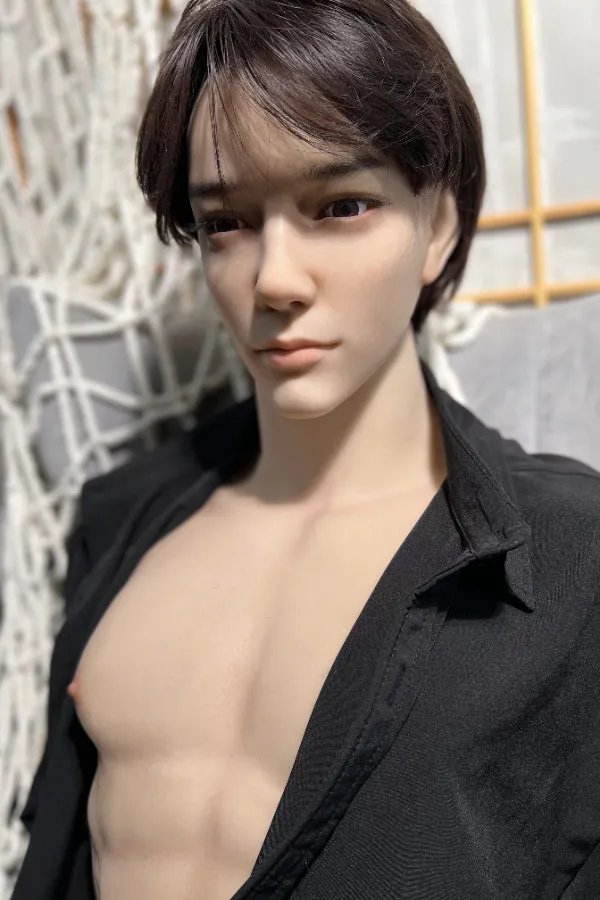Realing Doll Male Sex Toys Muscular Silicone Head Male Sex Doll Torso Kirin
