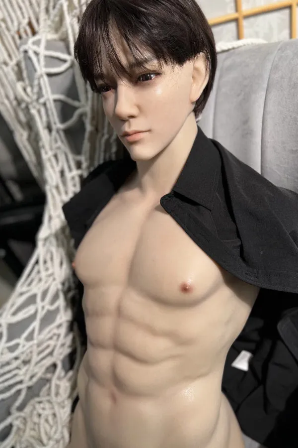 Realing Doll Male Sex Toys Muscular Silicone Head Male Sex Doll Torso Kirin