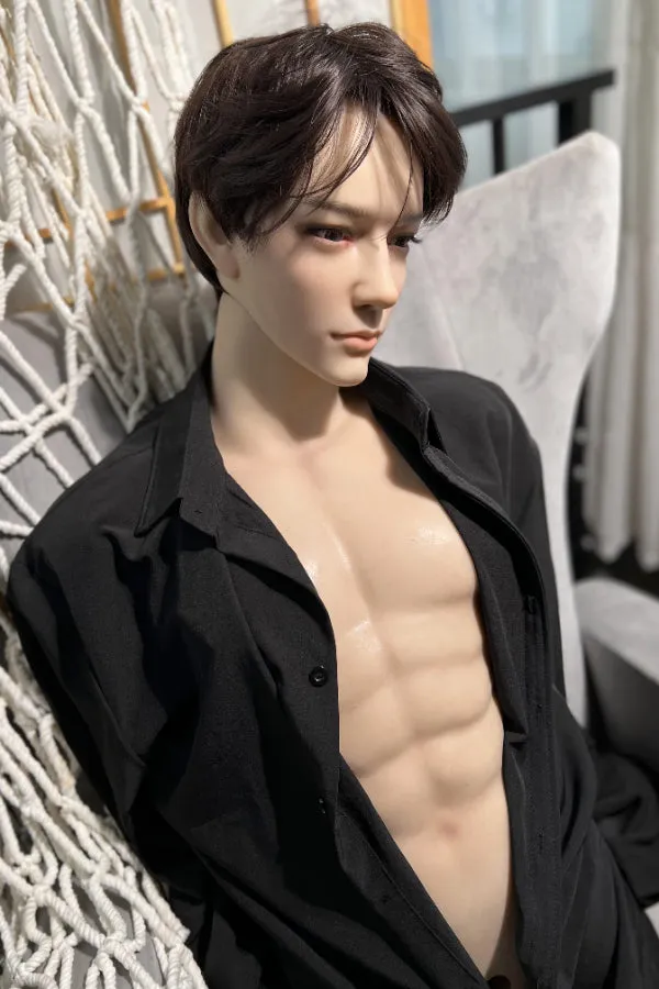 Realing Doll Male Sex Toys Muscular Silicone Head Male Sex Doll Torso Kirin
