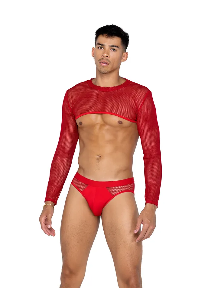 Roma Confidential Vibrators LI589 Mens XPosed Crop Top