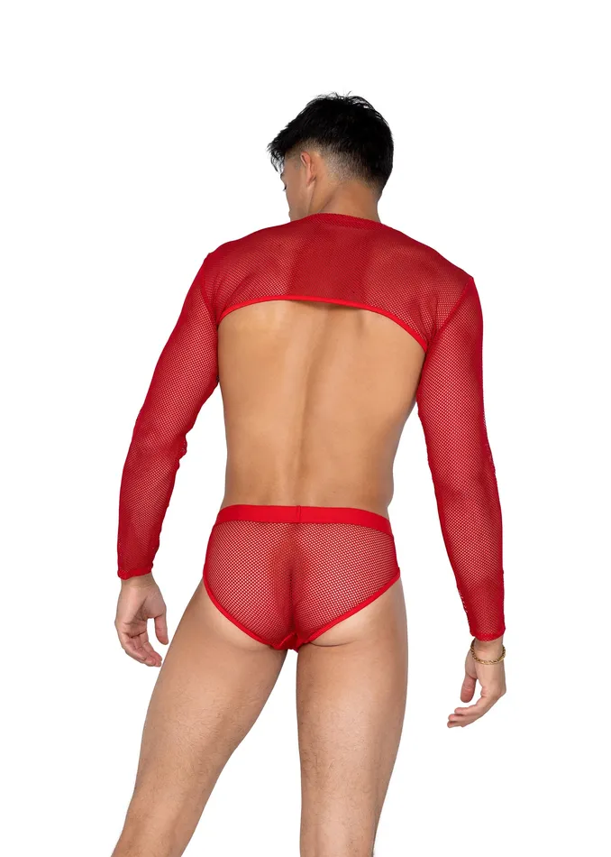Roma Confidential Vibrators LI589 Mens XPosed Crop Top