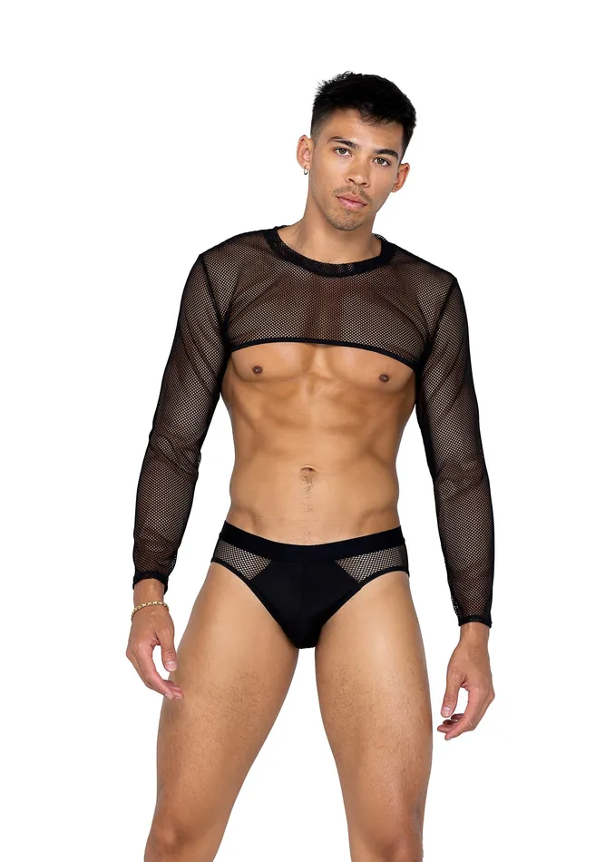 Roma Confidential Vibrators LI589 Mens XPosed Crop Top