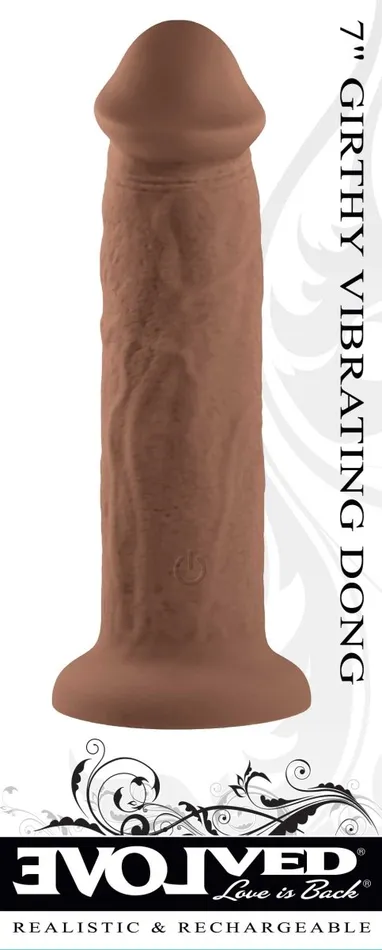 7 Inch Girthy Vibrating Dong Evolved Novelties Dildos 7 Inch Girthy Vibrating Dong Evolved Novelties Dildos