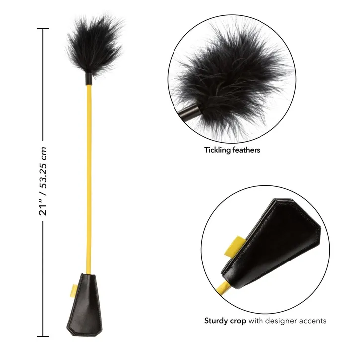 Anal CalExotics Boundless Feather Crop Black Anal CalExotics Boundless Feather Crop Black