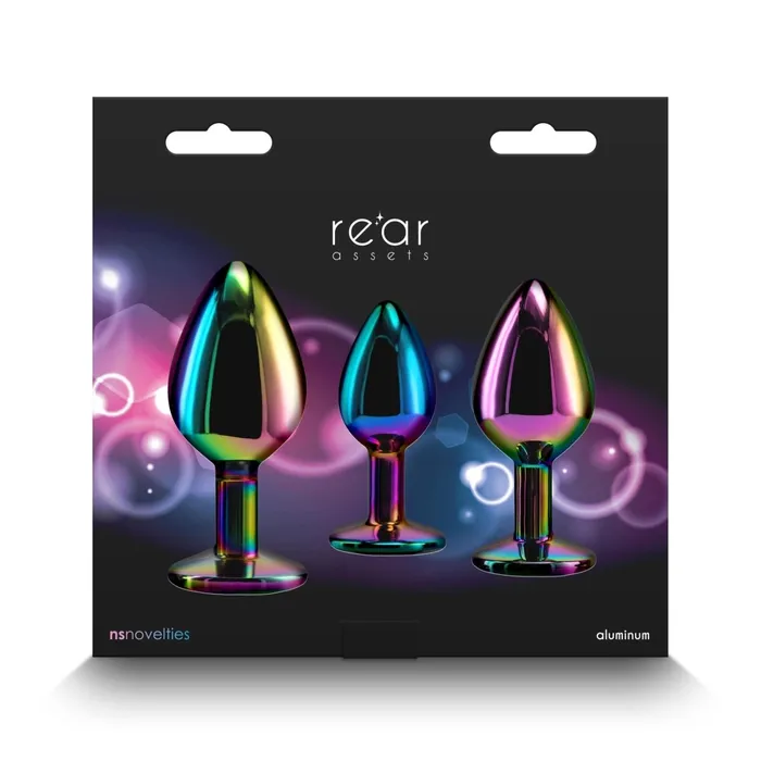 Anal nsnovelties Rear Assets Trainer Kit Multicolor Rainbow Heart Anal nsnovelties Rear Assets Trainer Kit Multicolor Rainbow Heart