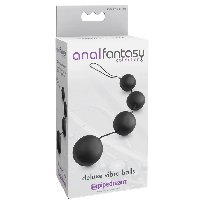 Anal Pipedream Anal Fantasy Collection Deluxe Vibro Balls Black Anal Pipedream Anal Fantasy Collection Deluxe Vibro Balls Black