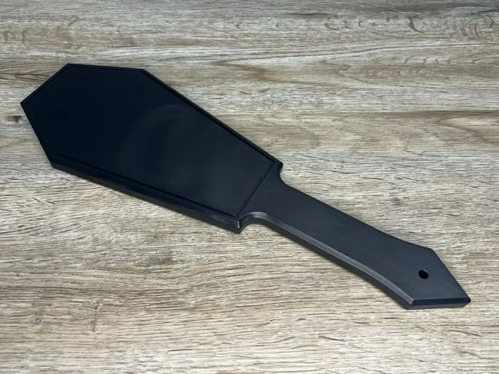 Ballisticmetal Anal Wholesale Vlads Revenge Coffin Shaped Black Anodized Spanking Paddle