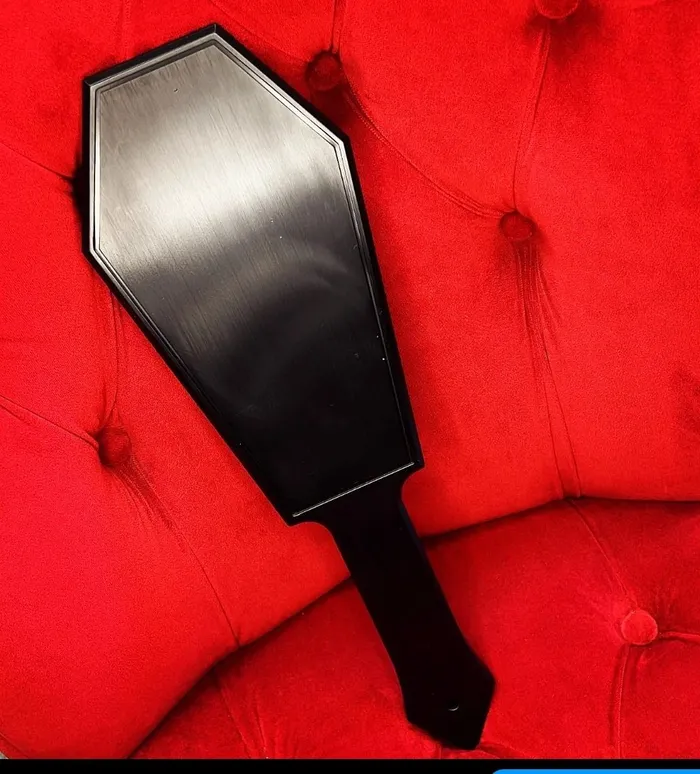 Ballisticmetal Anal Wholesale Vlads Revenge Coffin Shaped Black Anodized Spanking Paddle Ballisticmetal Anal Wholesale Vlads Revenge Coffin Shaped Black Anodized Spanking Paddle