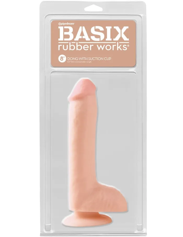 Basix Rubber Works 8 Inch Dong With Suction Cup Flesh Pipedream Dildos Basix Rubber Works 8 Inch Dong With Suction Cup Flesh Pipedream Dildos