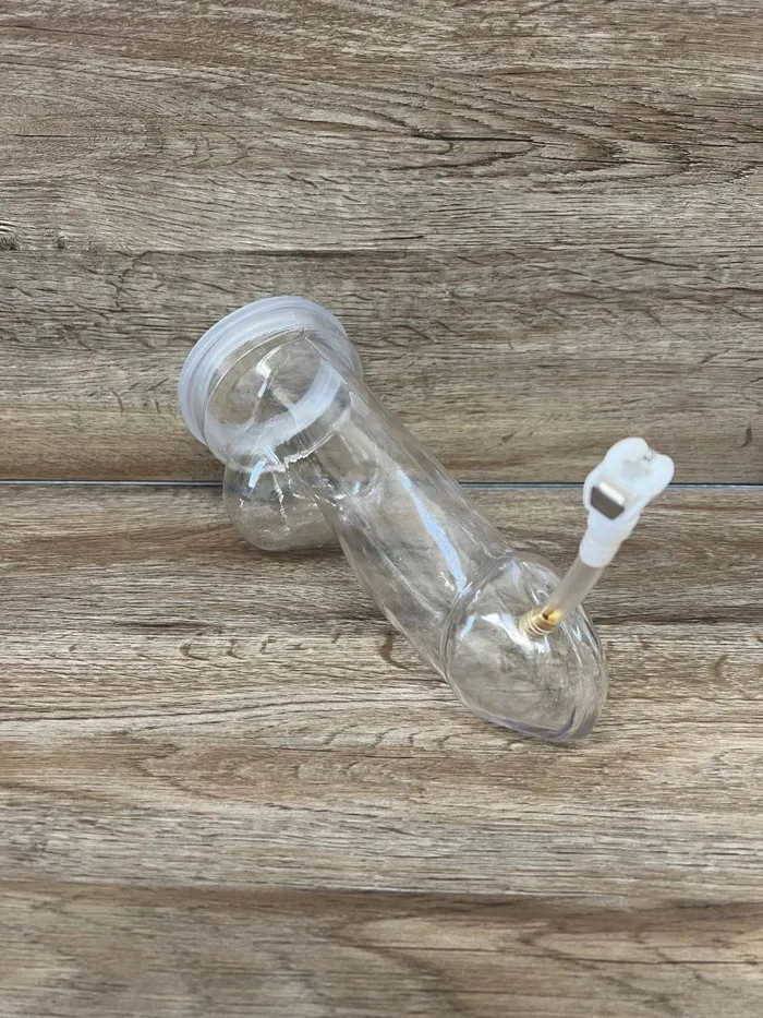 Big Ballz Penis with Balls Pump Cylinder Ballisticmetal Male Sex Toys