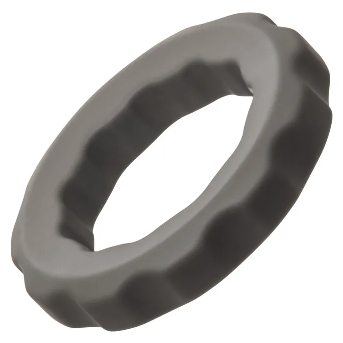 CalExotics Alpha Liquid Silicone Erect Ring Gray Male Sex Toys CalExotics Alpha Liquid Silicone Erect Ring Gray Male Sex Toys