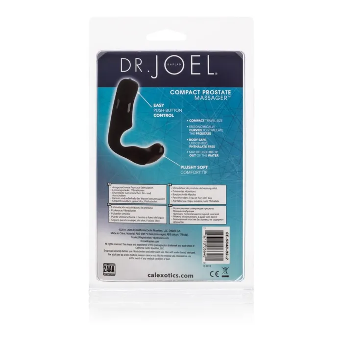 CalExotics Anal Dr Joel Kaplan Compact Prostate Massager