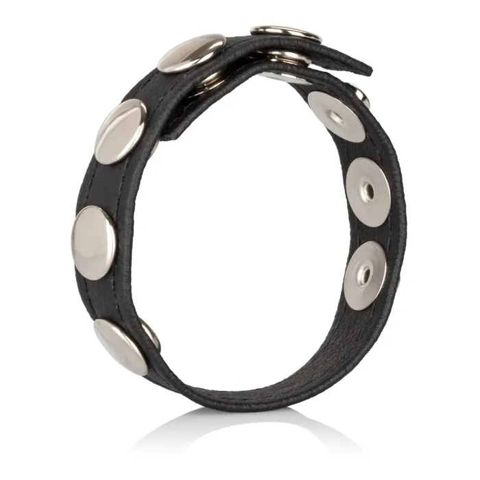 CalExotics Male Sex Toys Leather MultiSnap Ring CalExotics Male Sex Toys Leather MultiSnap Ring