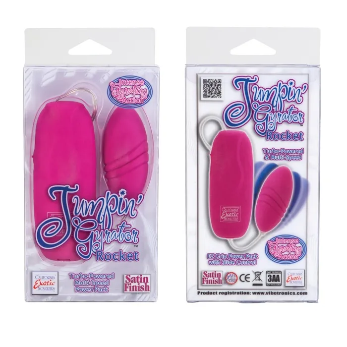 CalExotics Vibrators Jumpin Gyrator Rocket Pink