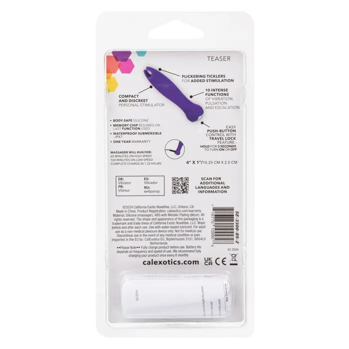CalExotics Vibrators Kyst Teaser Purple CalExotics Vibrators Kyst Teaser Purple