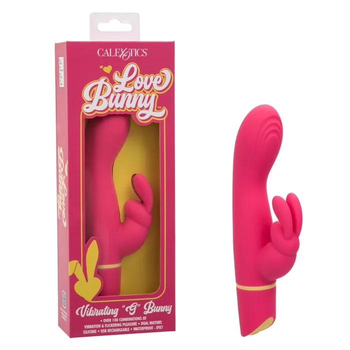 CalExotics Vibrators Love Bunny Vibrating G Bunny Pink