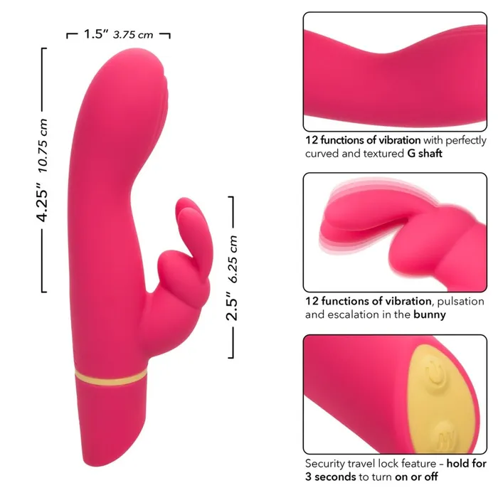CalExotics Vibrators Love Bunny Vibrating G Bunny Pink CalExotics Vibrators Love Bunny Vibrating G Bunny Pink