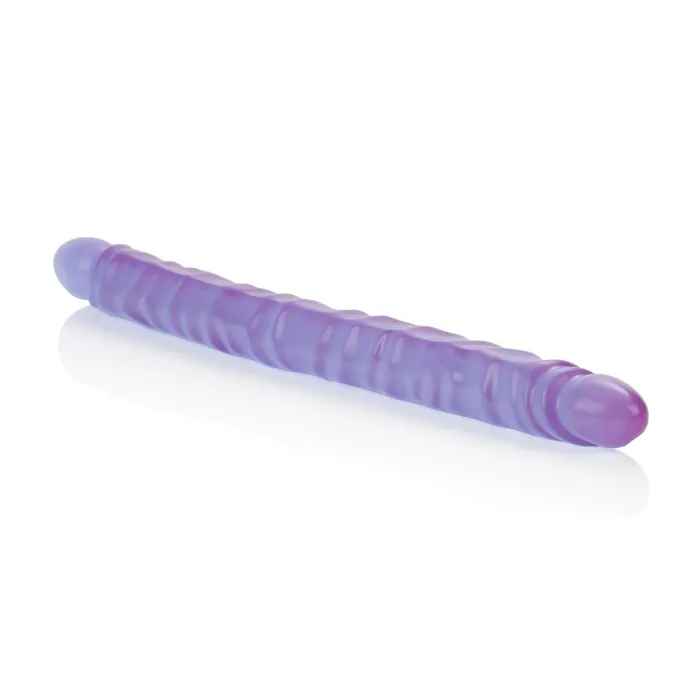 Dildos CalExotics Slim Jim Duo 17 Inches Veined Super Slim Dong Purple