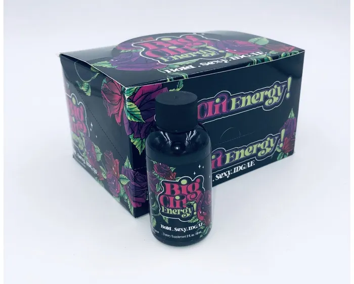 Dildos SOS Distribution Big Clit Energy Shots 12 Count Display