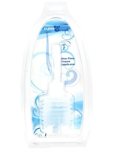 Disposable Enema Douche Applicator Clear XR Brands Clean Stream Anal