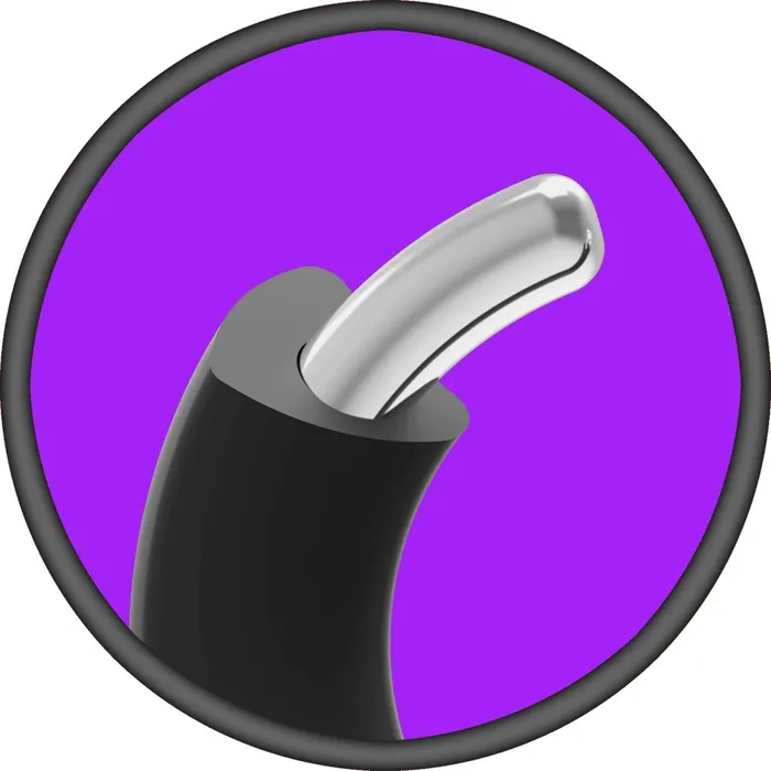 Doc Johnson Merci the Paradox Silicone Covered Metal Cock Ring 45mm Black Male Sex Toys Doc Johnson Merci the Paradox Silicone Covered Metal Cock Ring 45mm Black Male Sex Toys