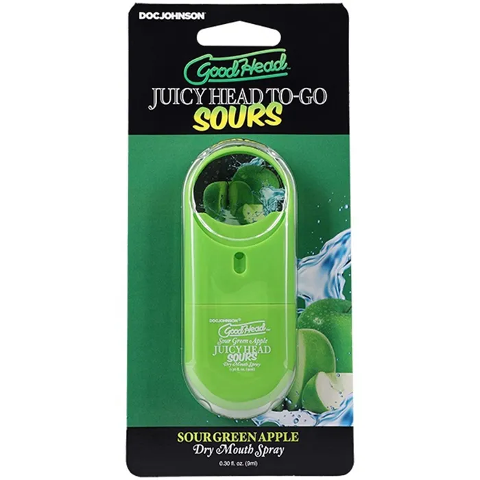 Doc Johnson Vibrators Goodhead Juicyhead Dry Mouth Spray to Go Sour Green Apple 30 Oz Doc Johnson Vibrators Goodhead Juicyhead Dry Mouth Spray to Go Sour Green Apple 30 Oz