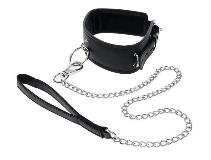 Edge Collar and Leash Black Sportsheets Anal