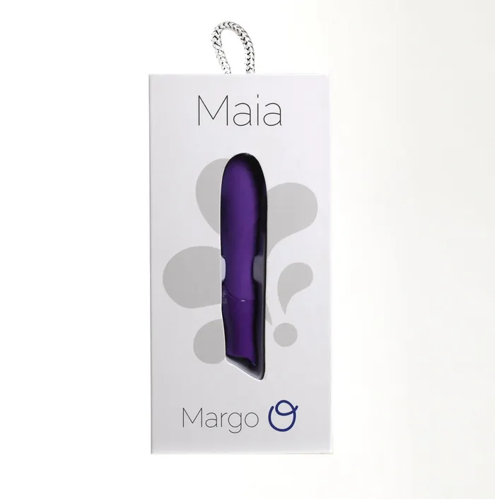 Female Sex Toys Maia Toys Margo Silicone Textured Bullet Vibrator Neon Purple
