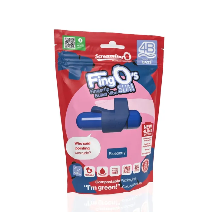 Female Sex Toys Screaming O 4b Fingo Slim 