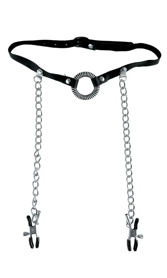 Fetish Fantasy Series ORing Gag With Nipple Clamps Pipedream Couples Fetish Fantasy Series ORing Gag With Nipple Clamps Pipedream Couples
