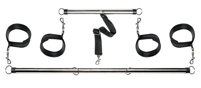 Fetish Fantasy Series Spread Em Bar and Cuffs Set Pipedream Couples