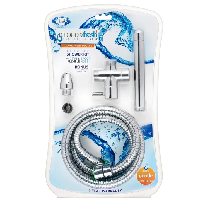 Fresh Premium Shower Enema Kit With Diverter and Tips Cloud 9 Novelties Couples