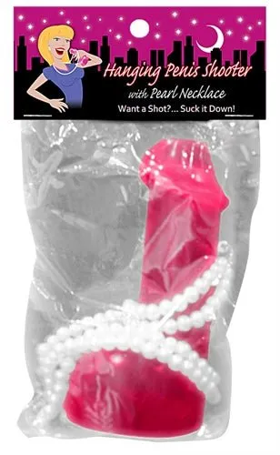 Hanging Penis Shooter With Pearl Necklace Kheper Games Male Sex Toys